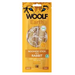 Woolf Earth NooHide Sticks Kanin Naturlige Tyggeben LARGE 2stk